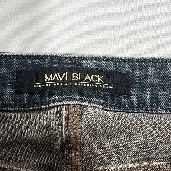 Mavi Martin Men Straight Leg Jeans Dark Blue Denim Pants Size 36X30 (34X29) - Picture 9 of 15